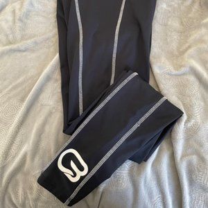 STRUT THIS legging Cyclebar Branded, black, white, MEDIUM